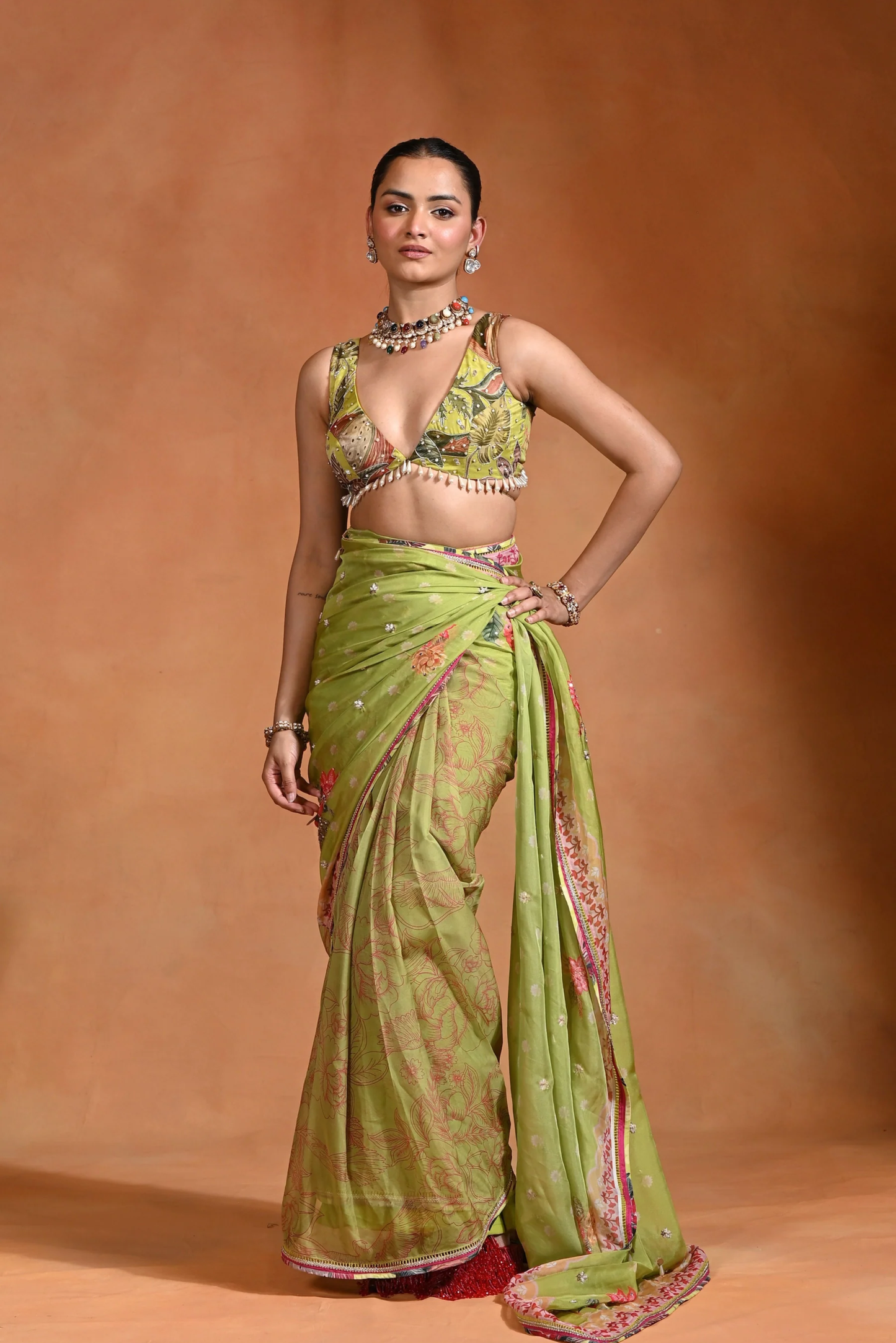 Brat Floral Saree