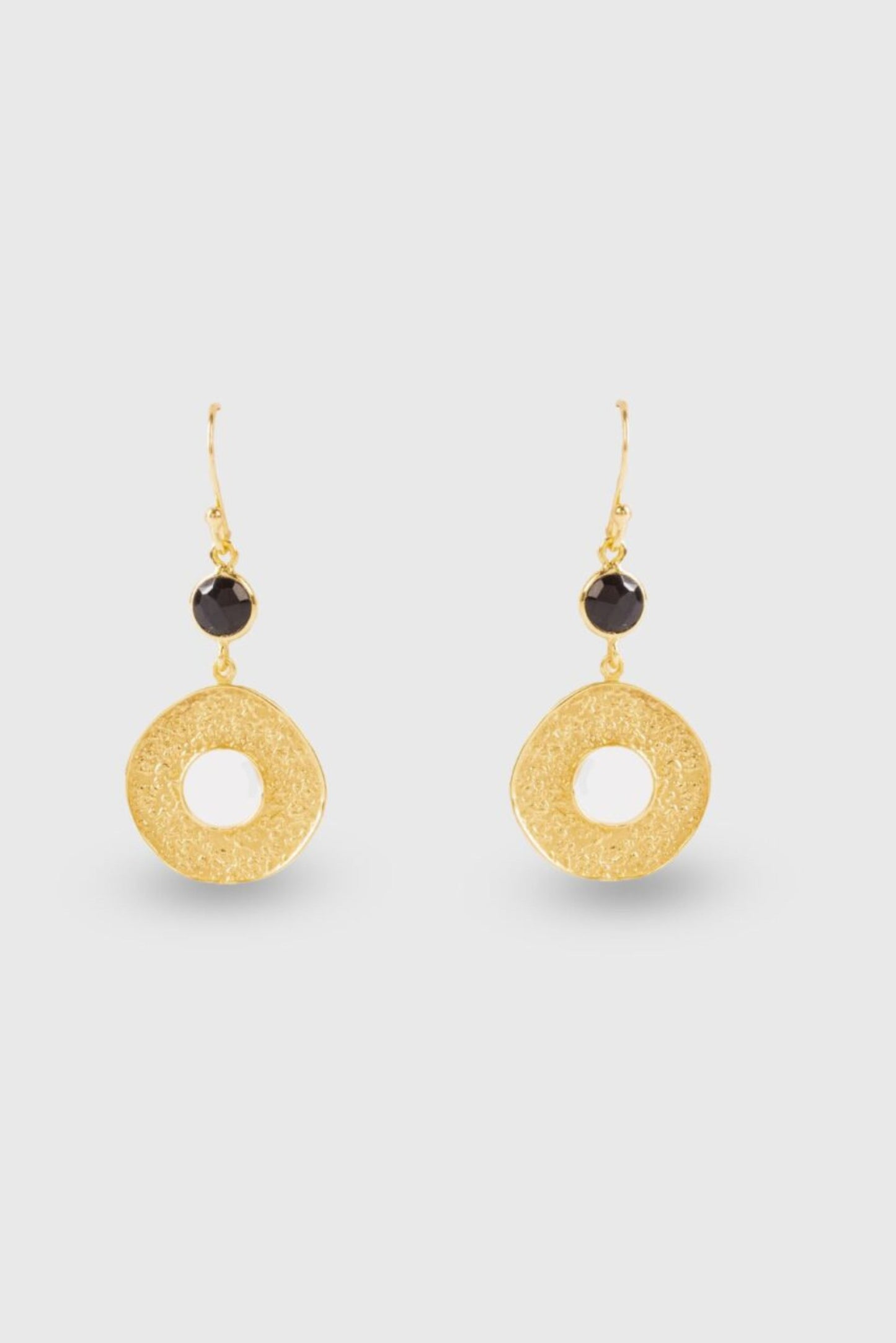 Orbis Earrings - Black Onyx