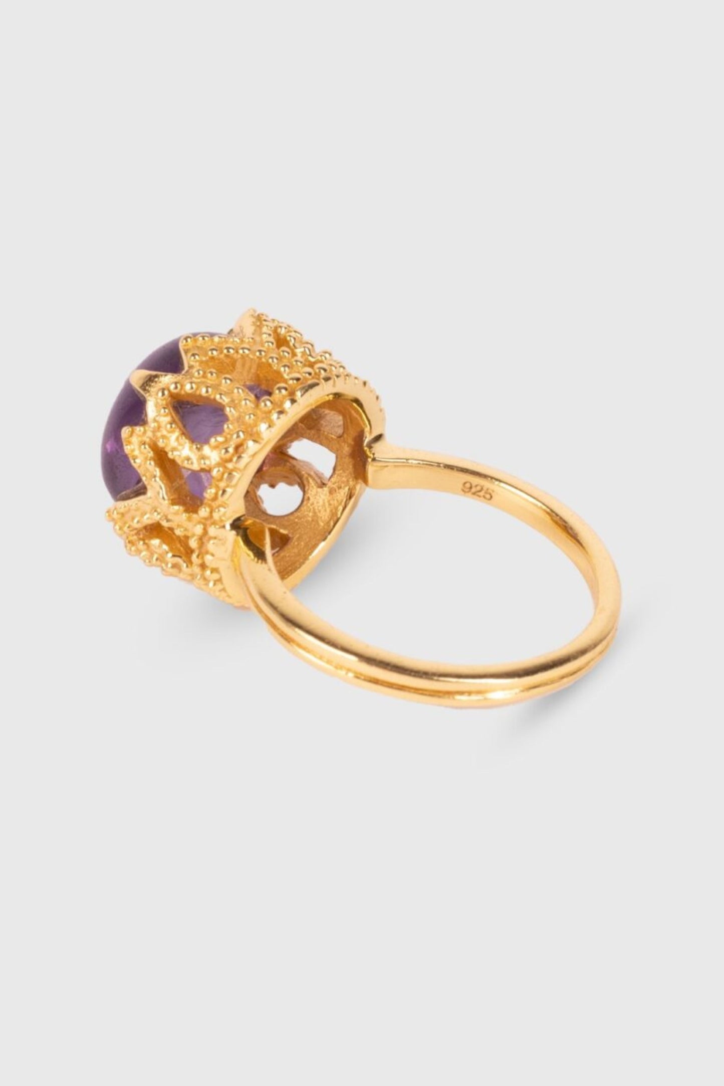 Crown Ring - Amethyst
