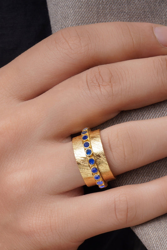 Revolve Ring - Lapis Lazuli