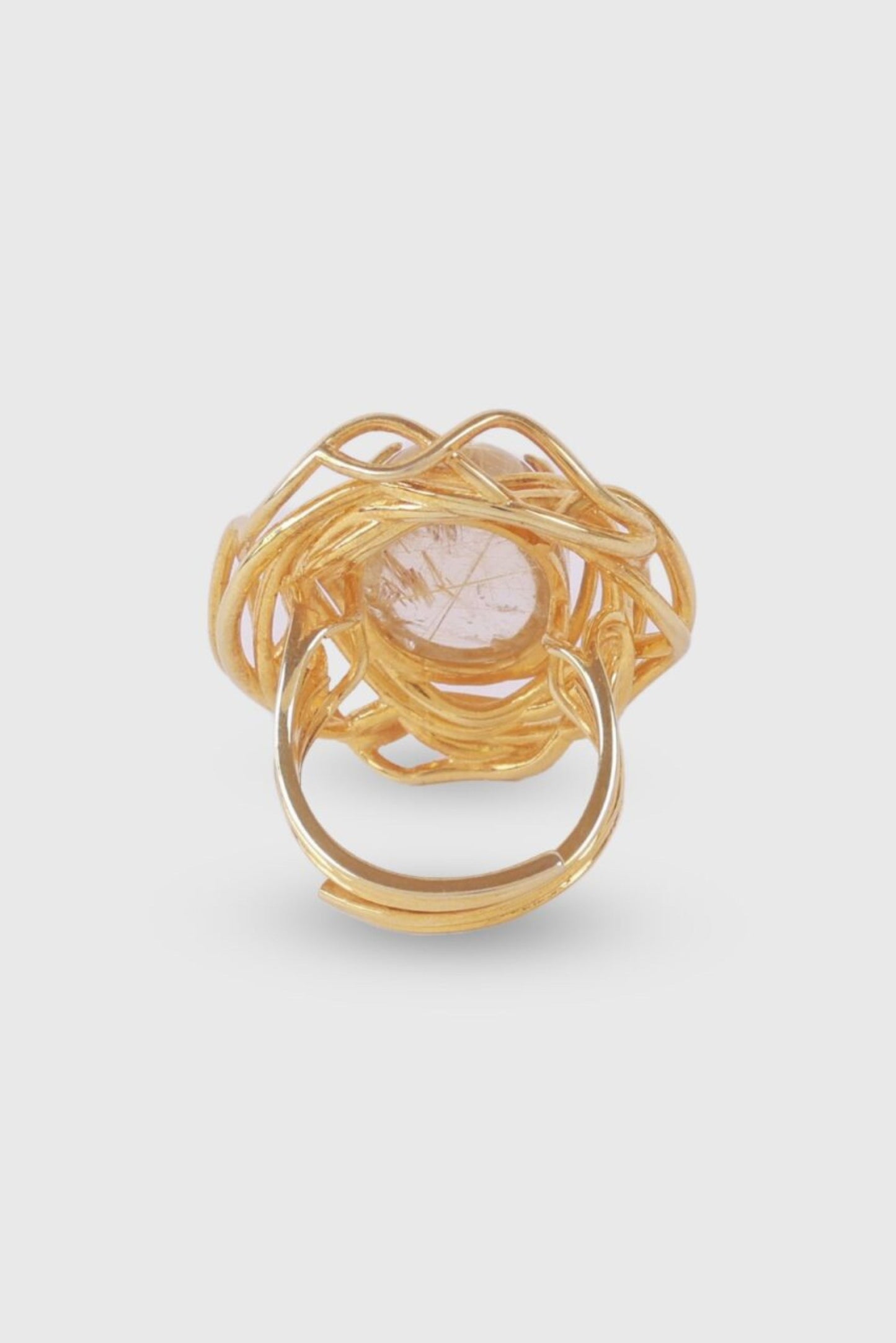 Nido Ring - Golden Rutile