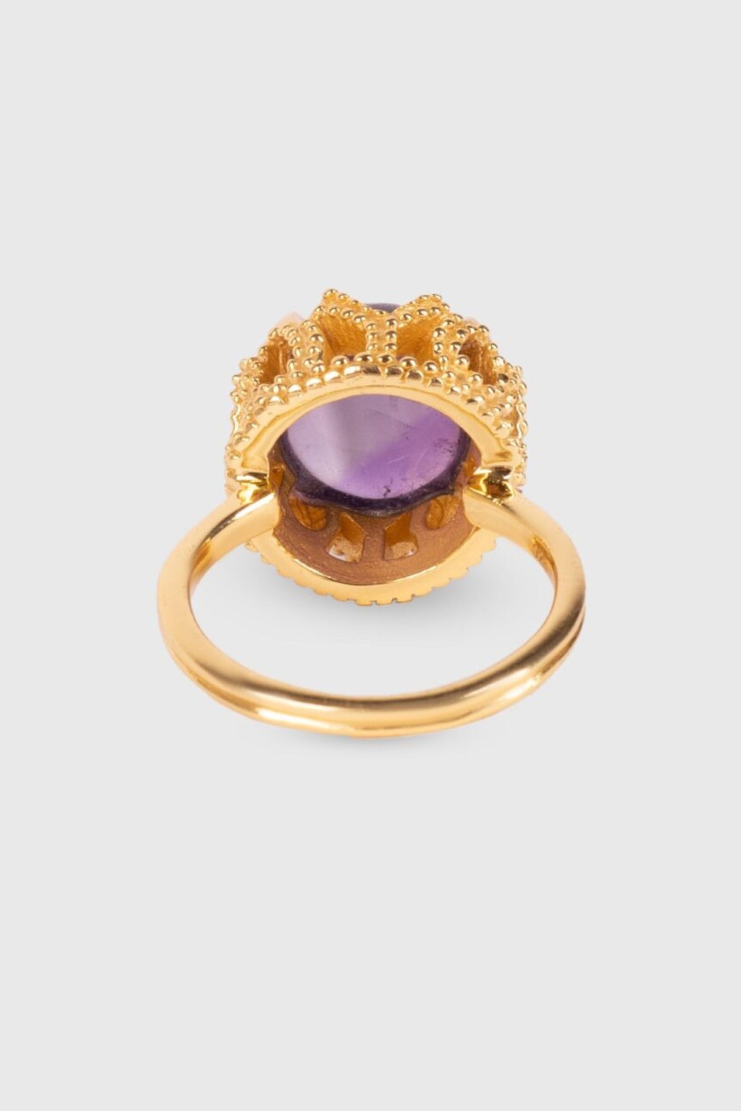 Crown Ring - Amethyst