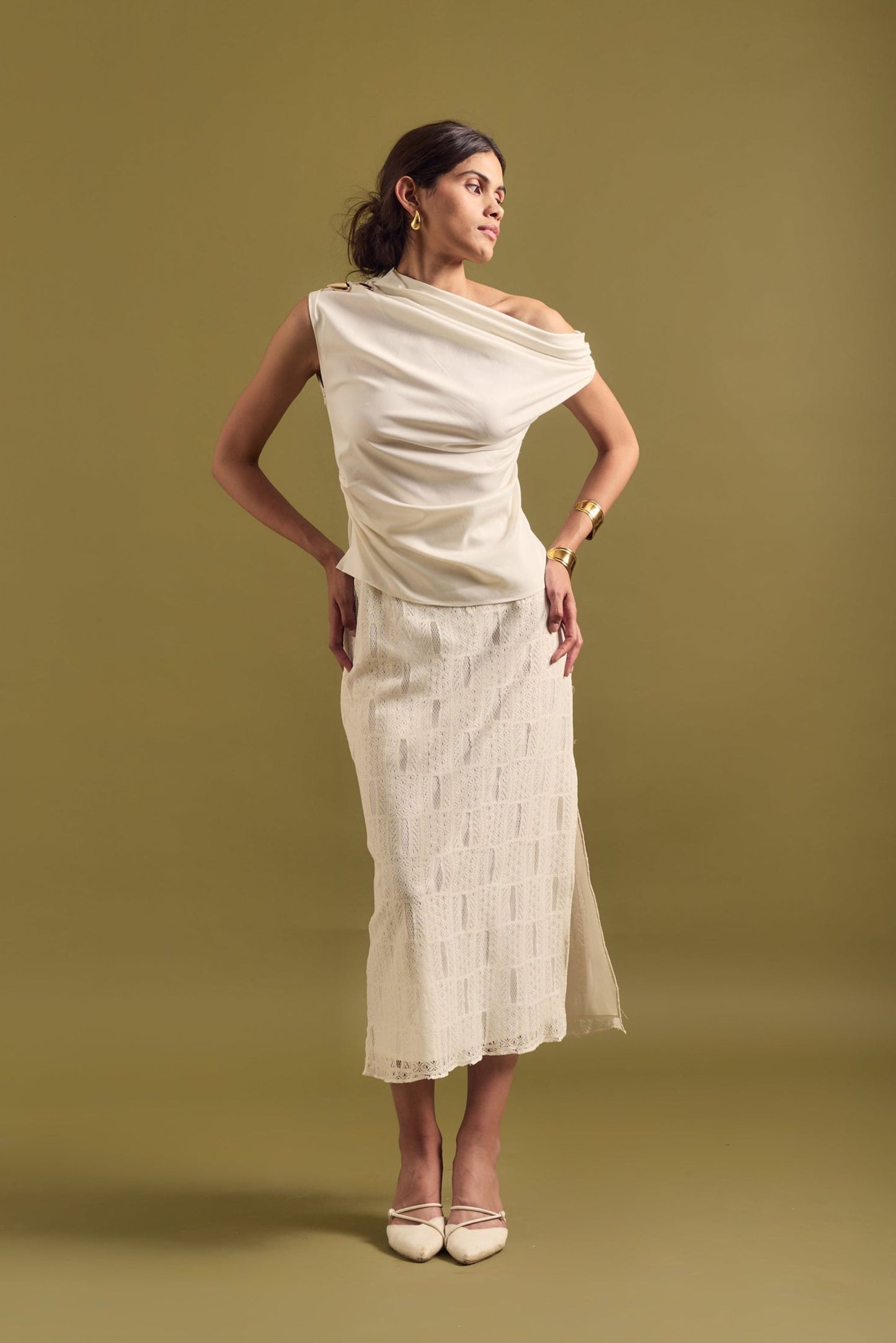 NIRA LACE SKIRT