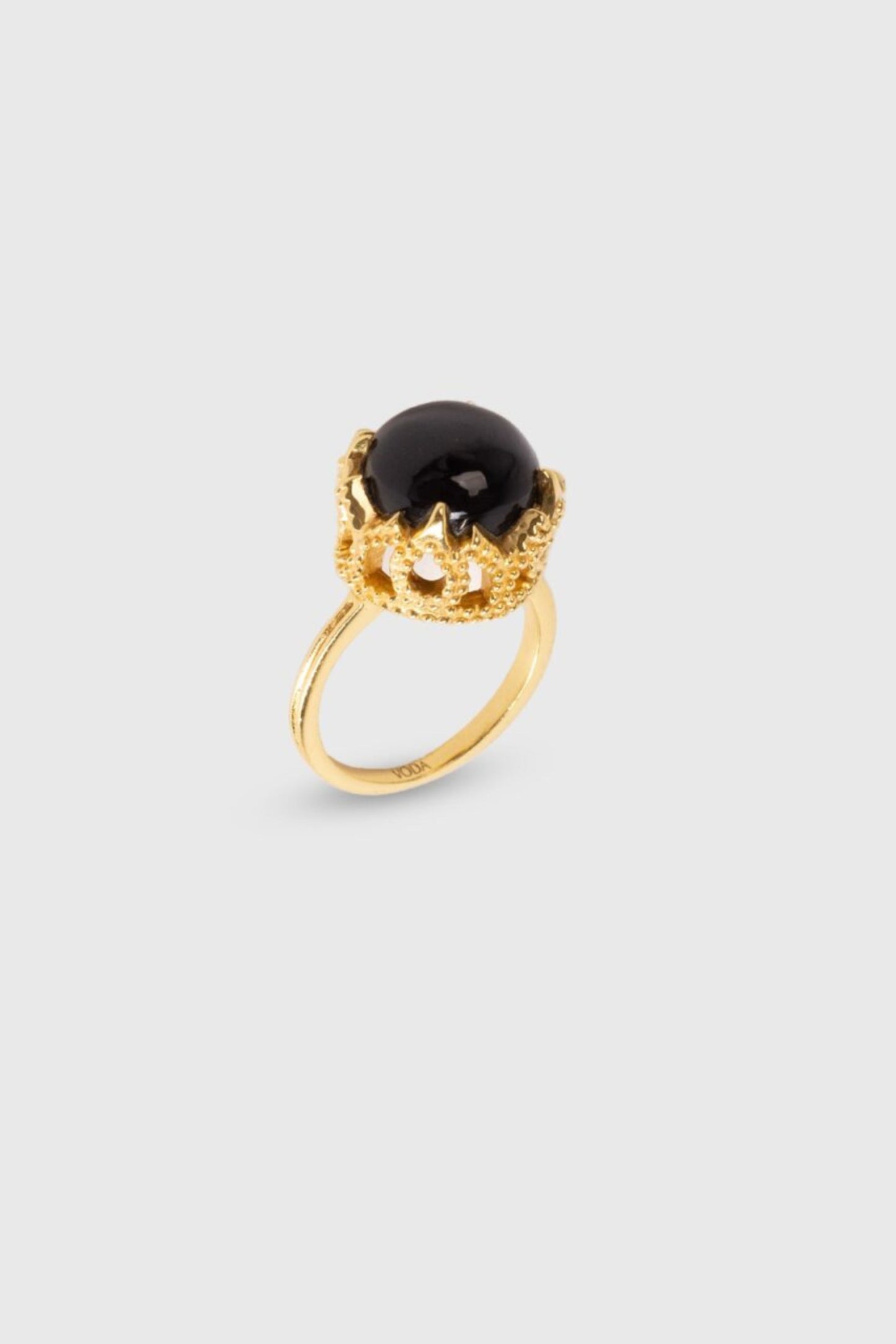 Crown Ring - Black Onyx