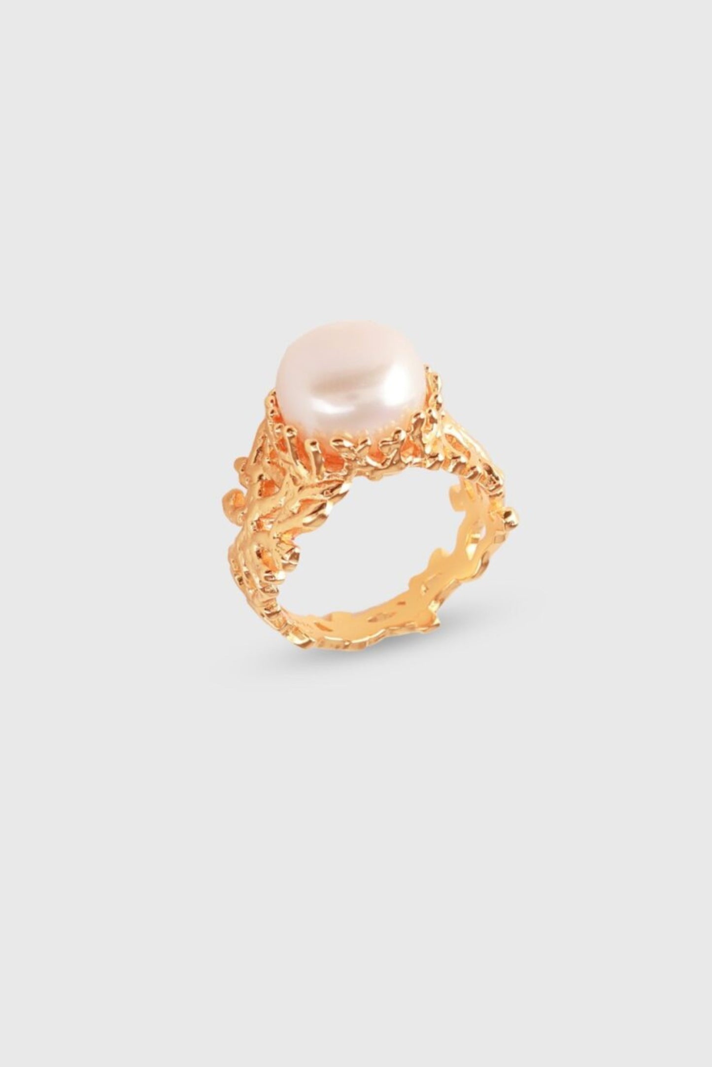 Perla Ring - White Pearl
