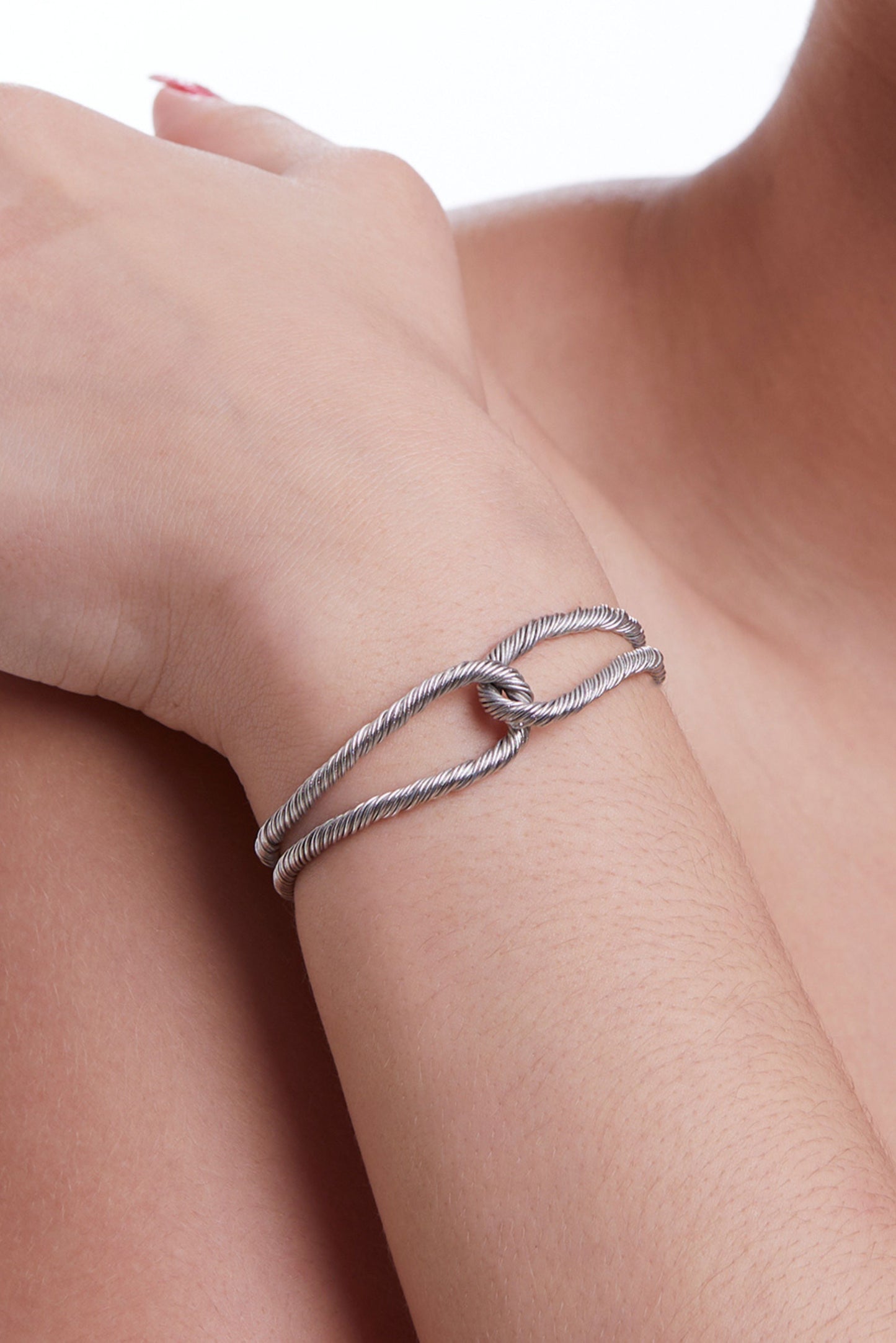 Threaded Interlocked Bracelet