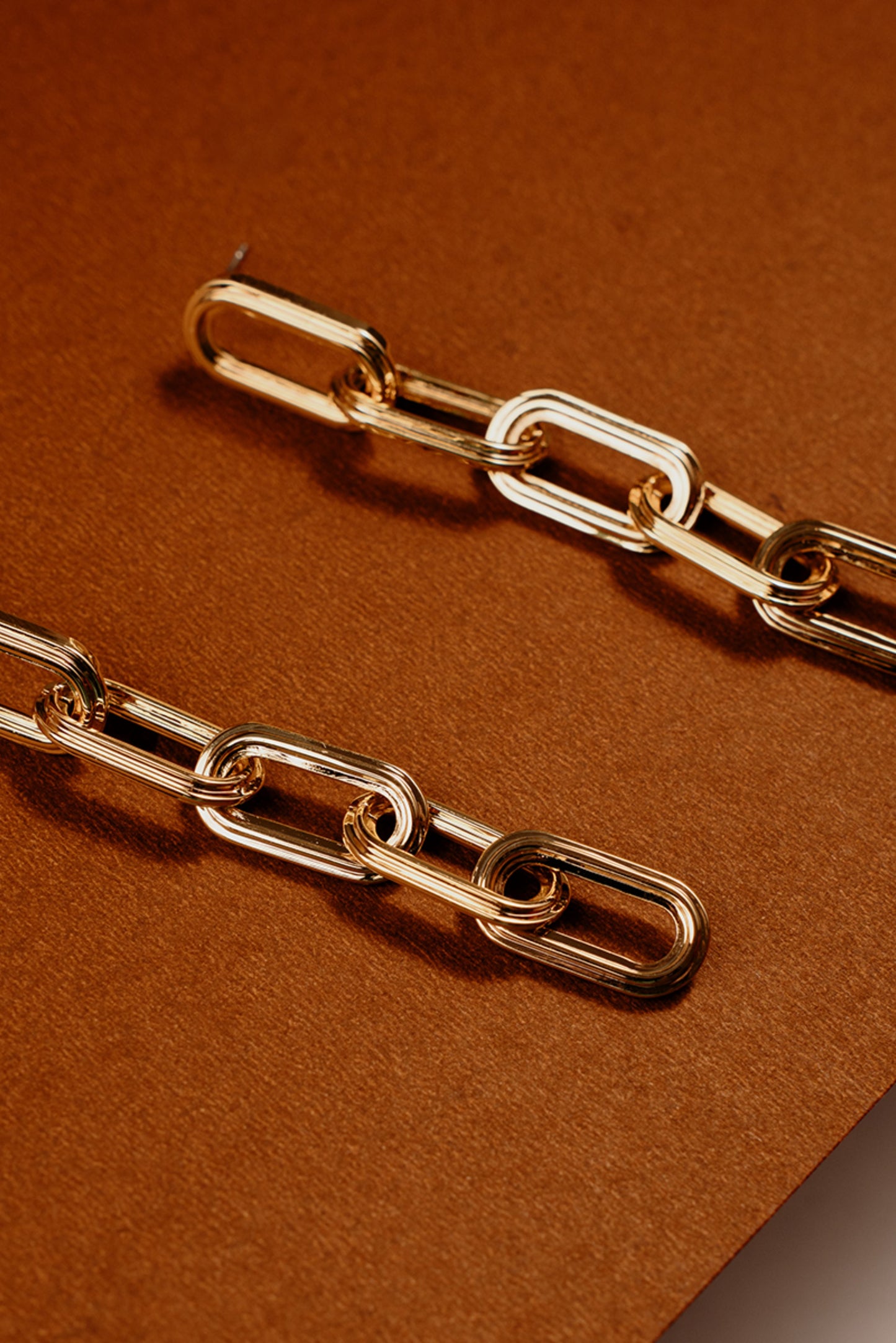 Chain Cascade Earrings (long)