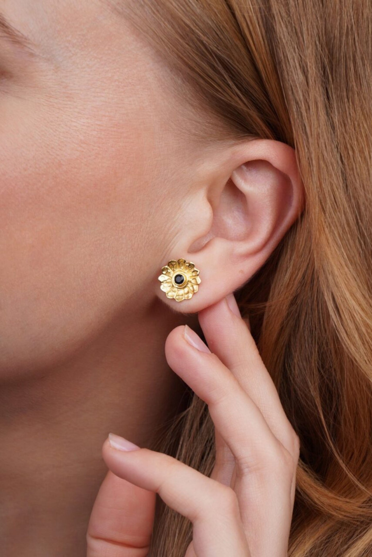 Bloom Earrings - Black Onyx