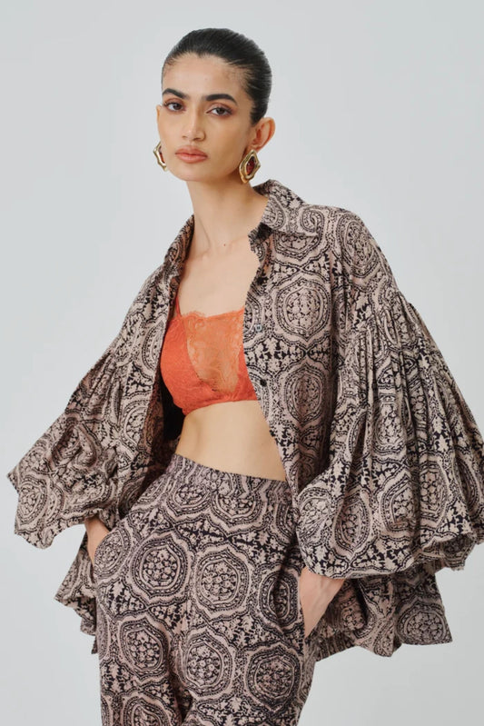 Salmon lace bralette