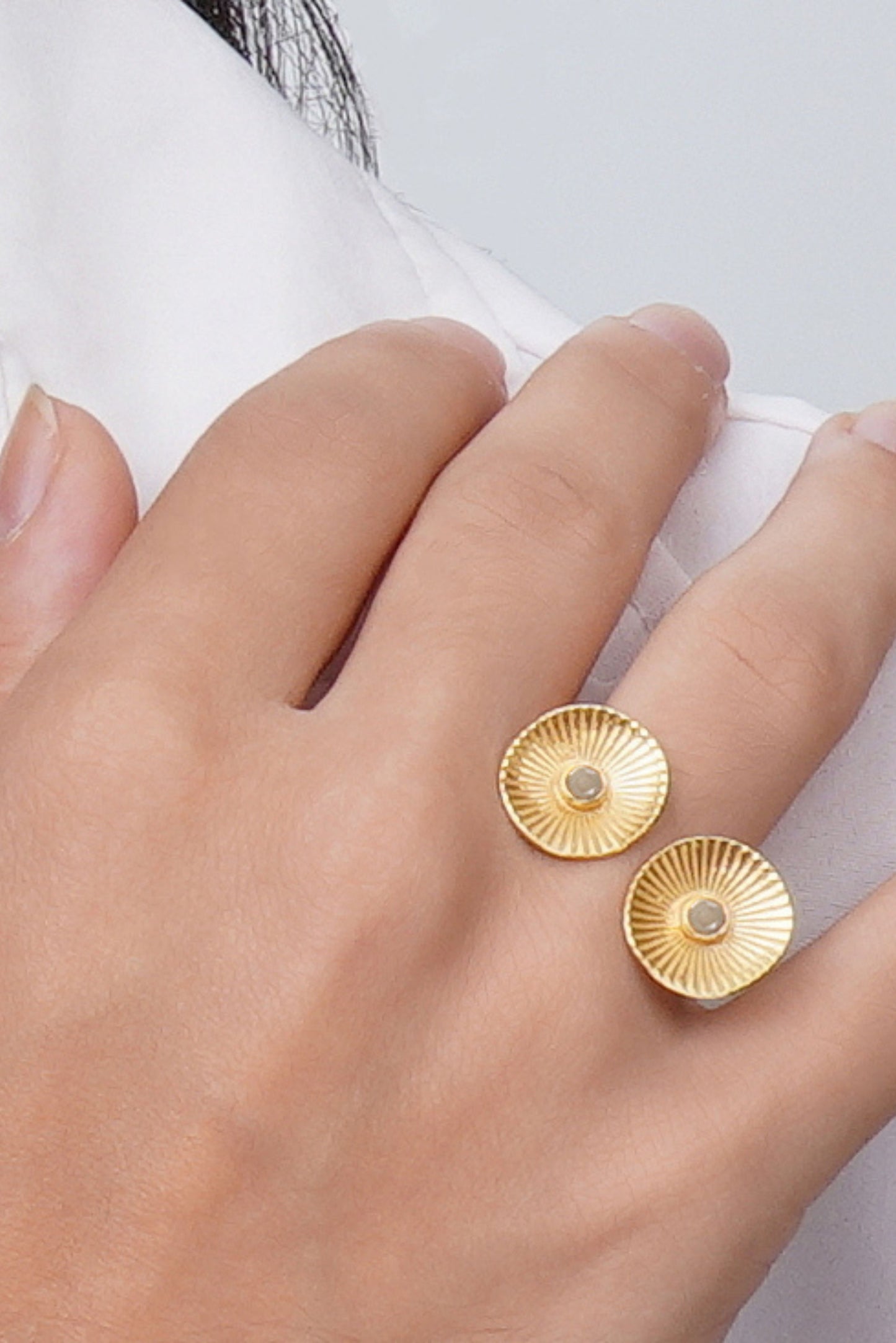 Celestial Ring - Green Aventurine