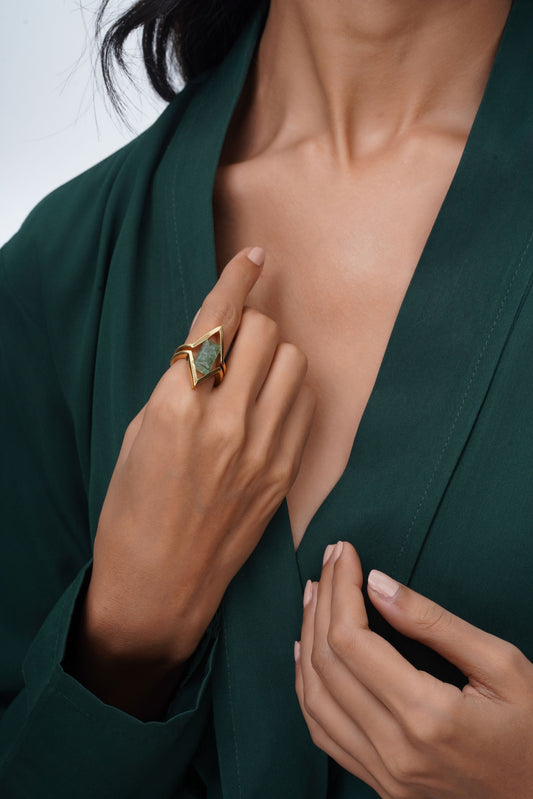 Eternal Ring - Kiwi Quartz