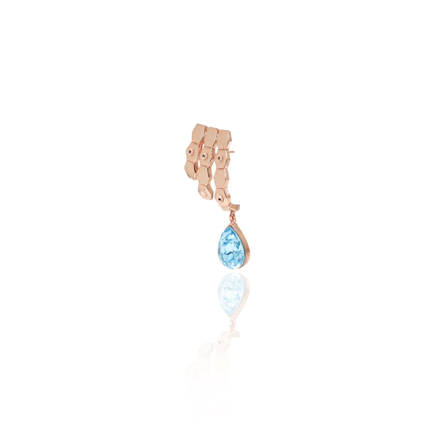 Grape Vine Earrings - Blue