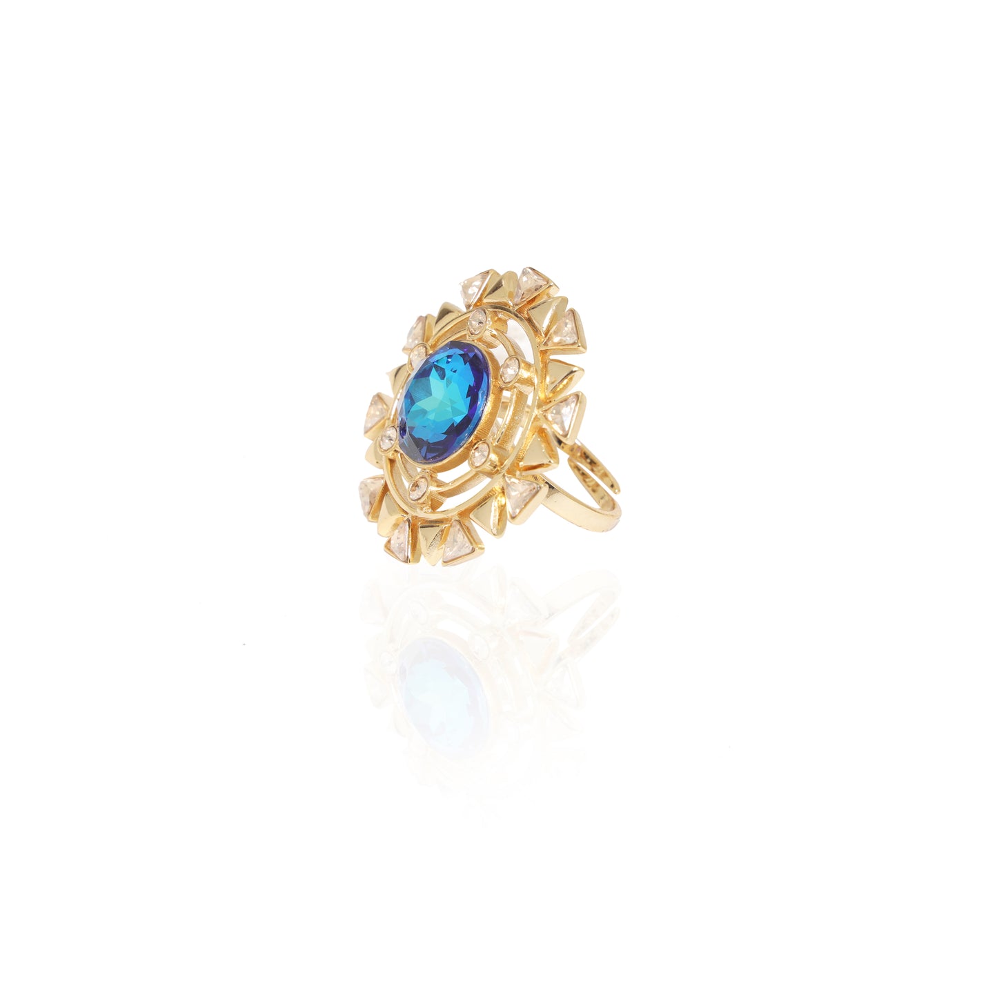 Setting Sun Ring - Blue