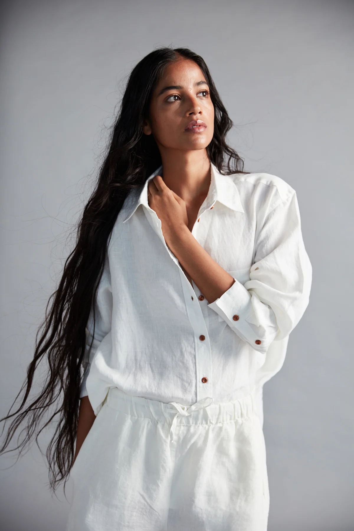 Taj Linen Oversized Shirt