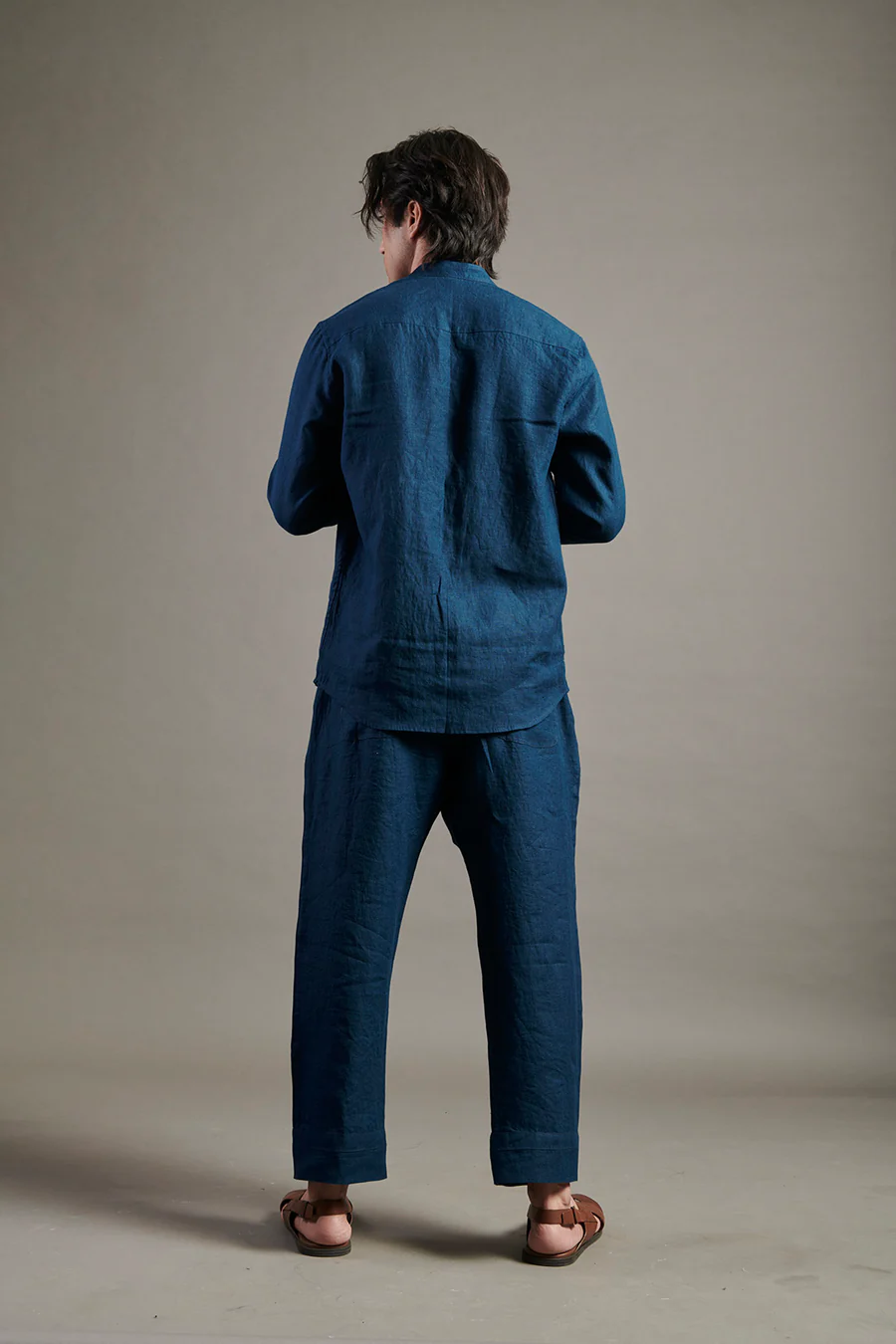 Indigo Linen Lounge Pants