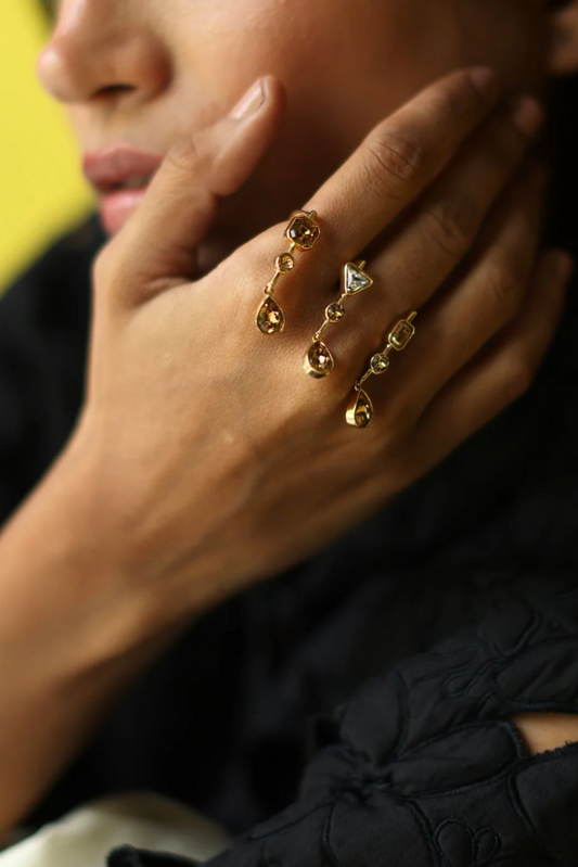 The Sculpture Ring - Golden