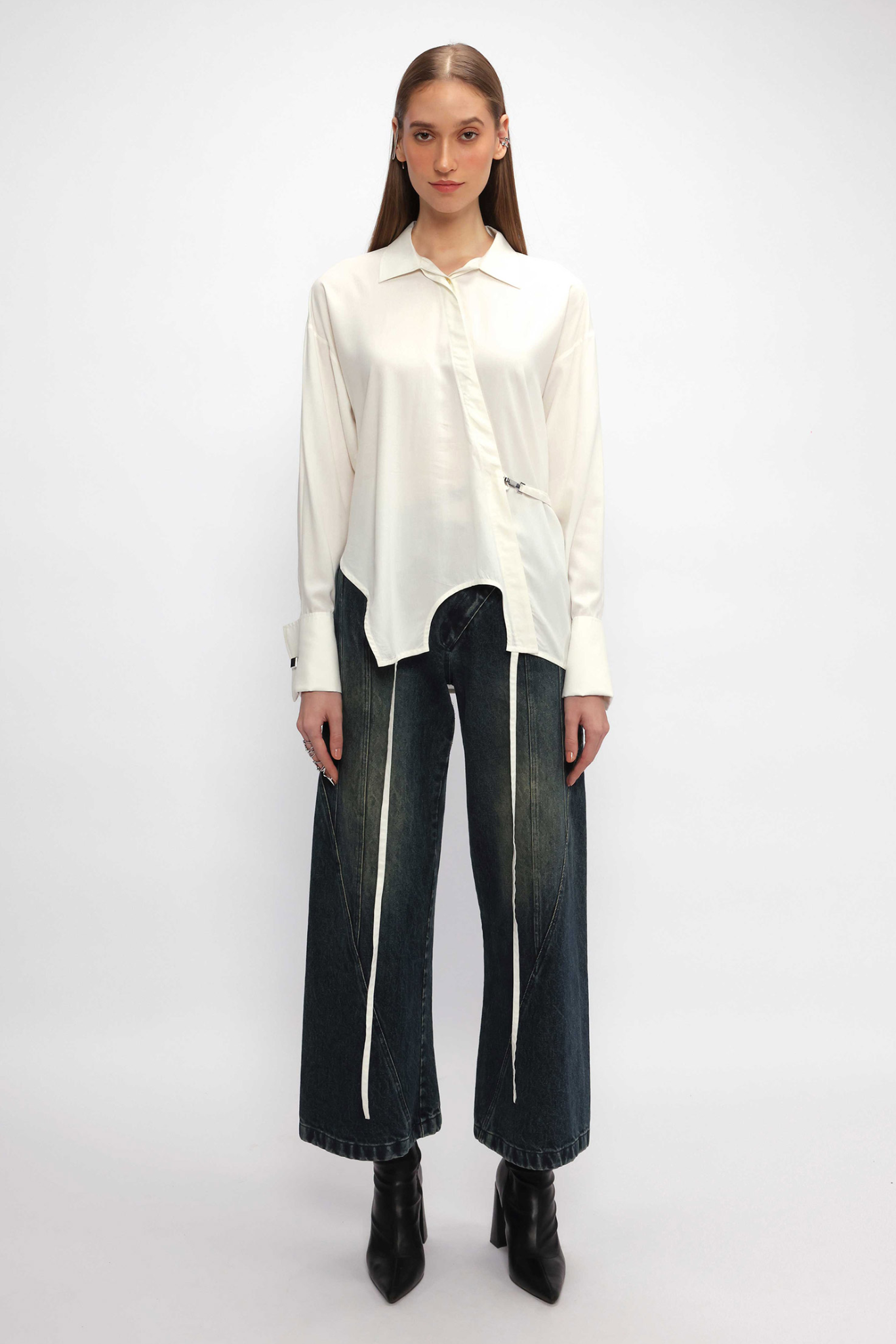 Lady In White Aloe Vera Shirt