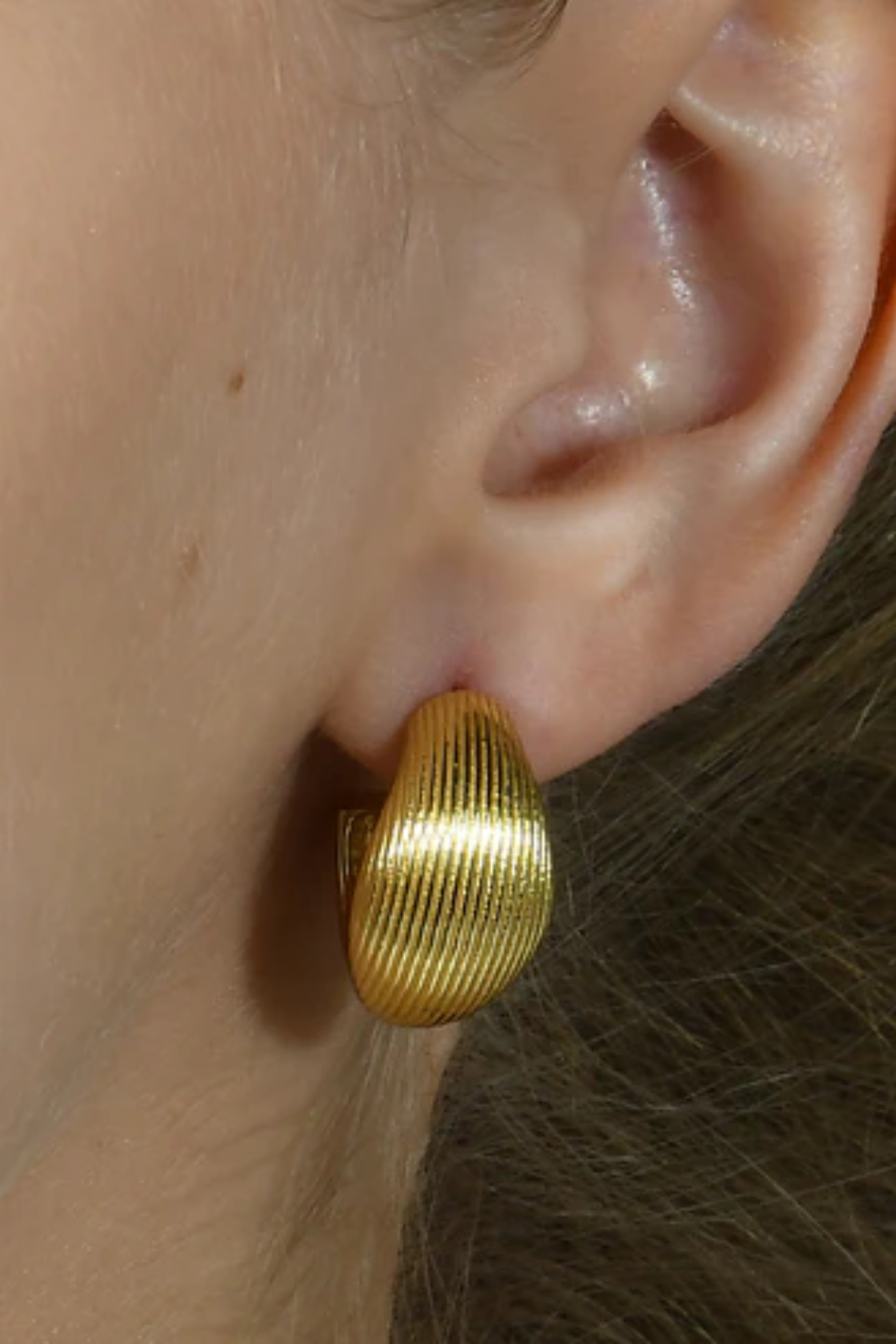 Pratapgari Striated Mini Hoops