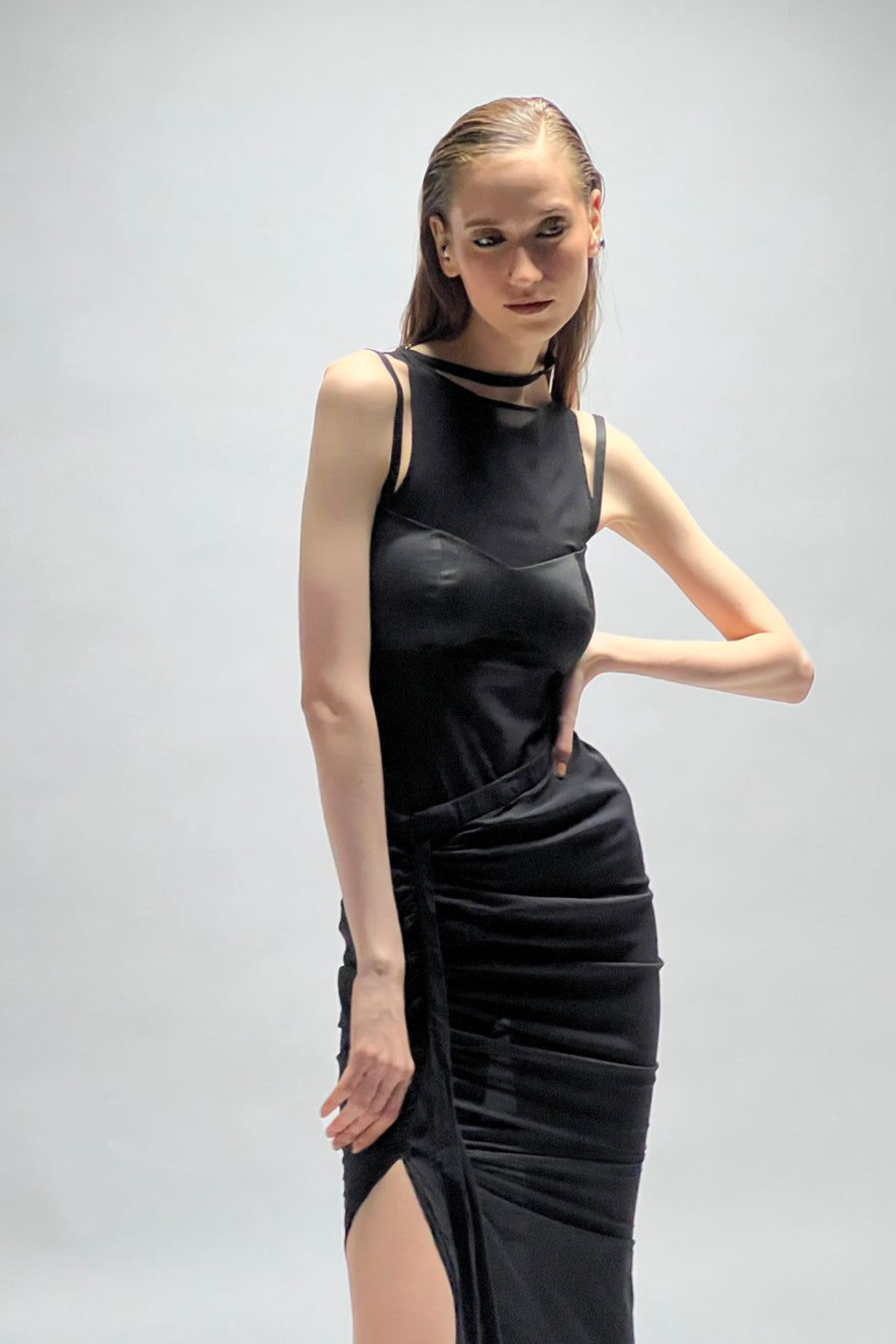 Pure Silk Drape Skirt