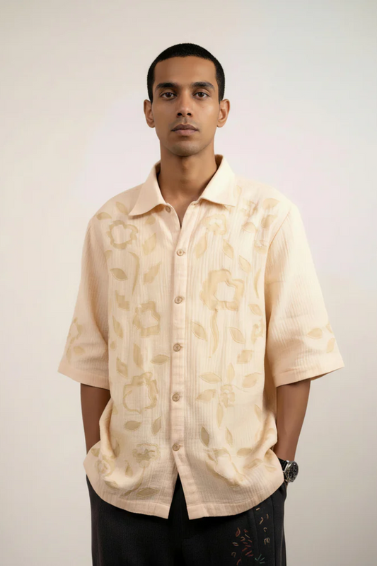 FLORIQUE BEIGE SHIRT