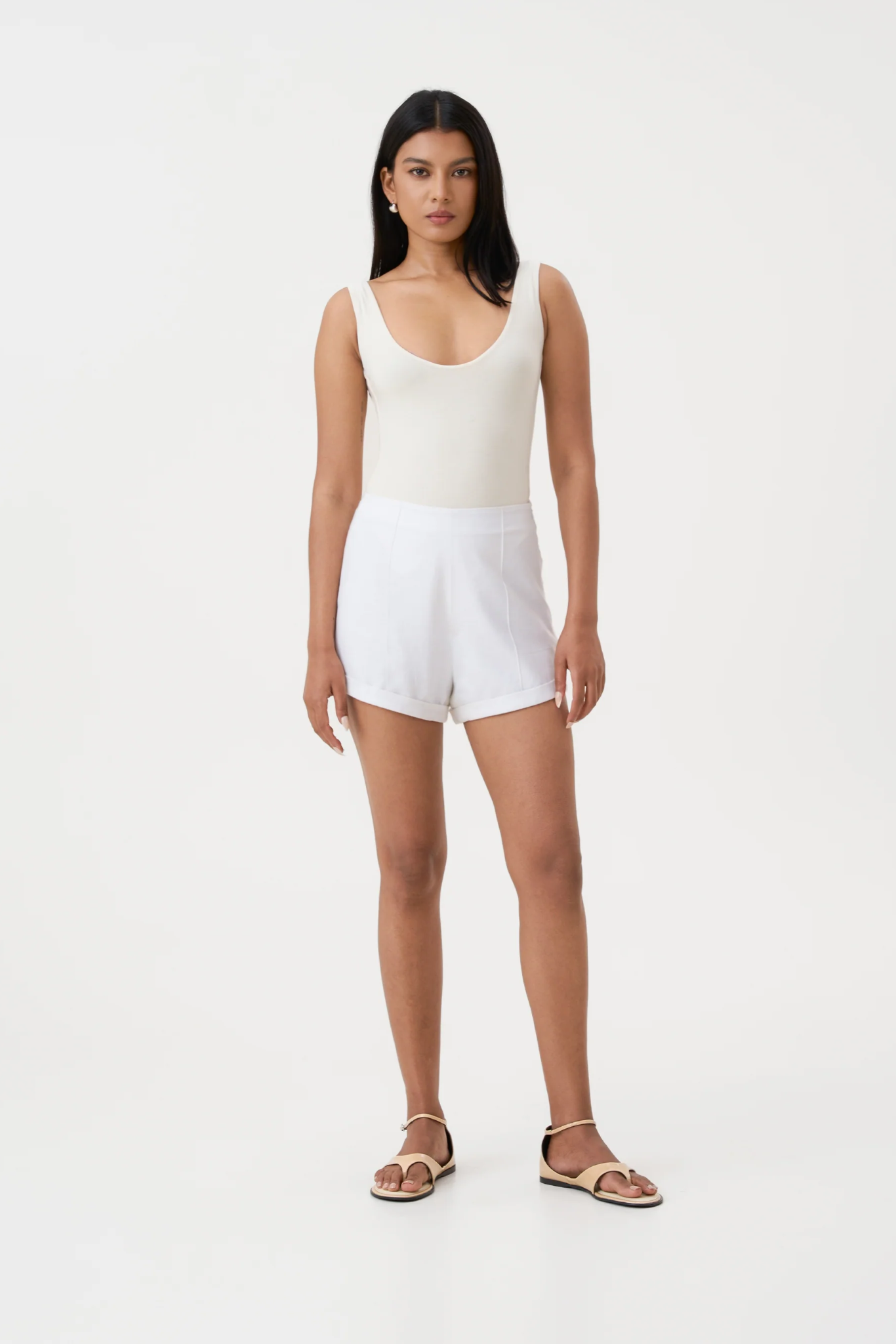 IRA PINTUCKED SHORTS