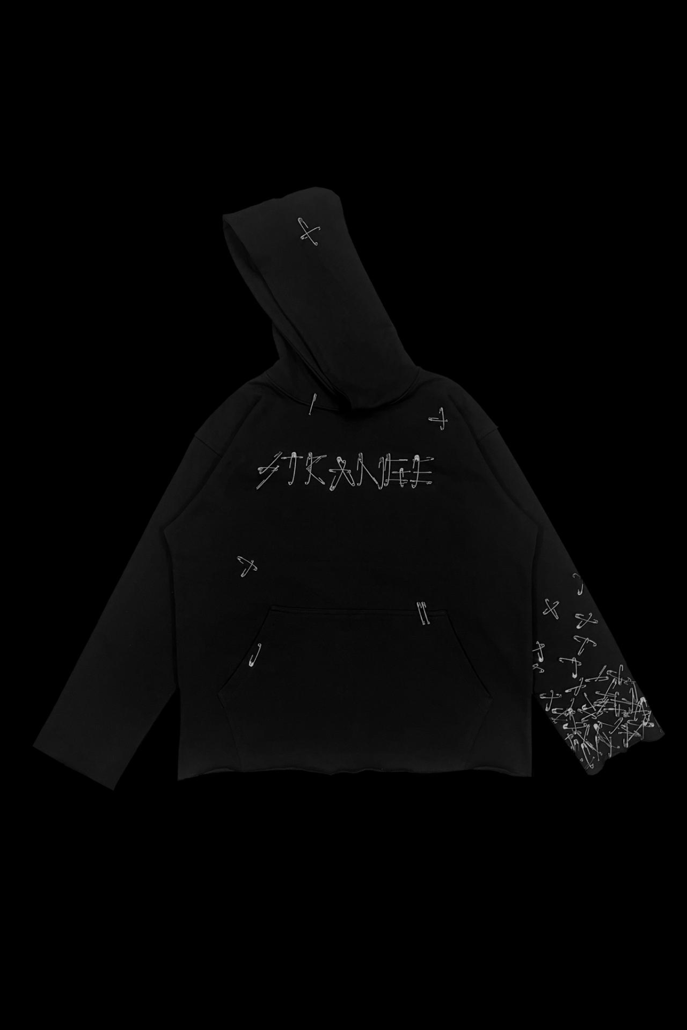 Safety  Pin Hoodie