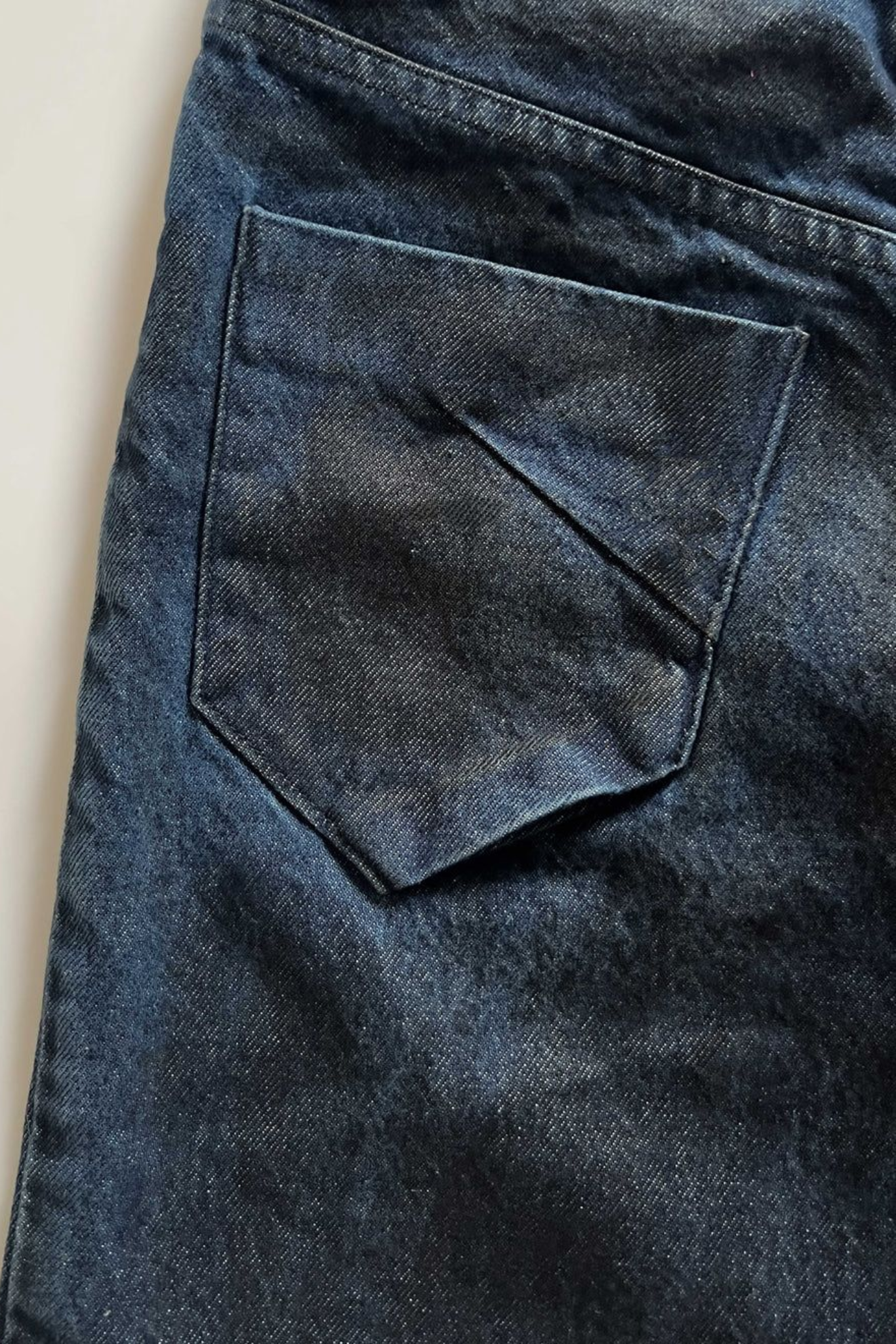 Diffused Denim Pants