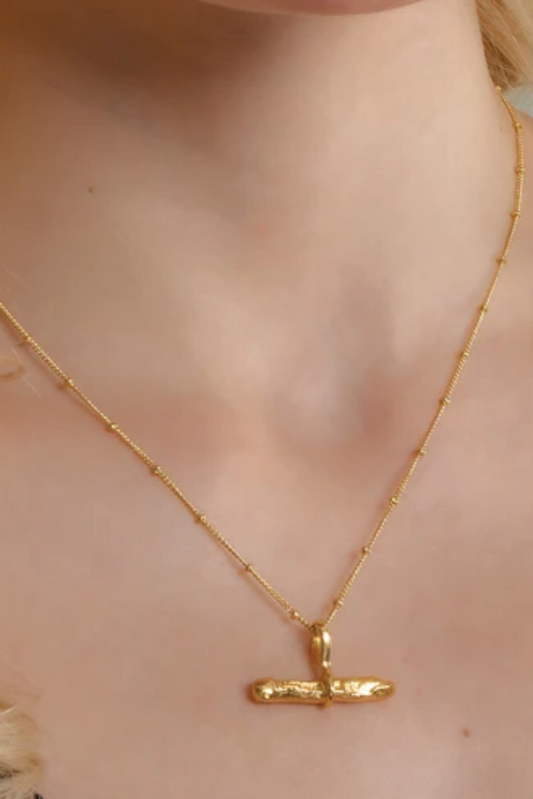 Cylindrical Bar Necklace