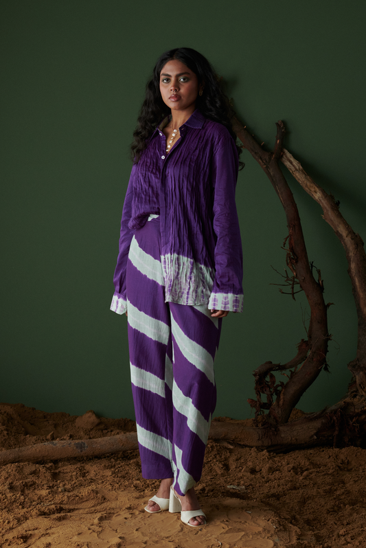 PURPLE PATAKA SHIRT