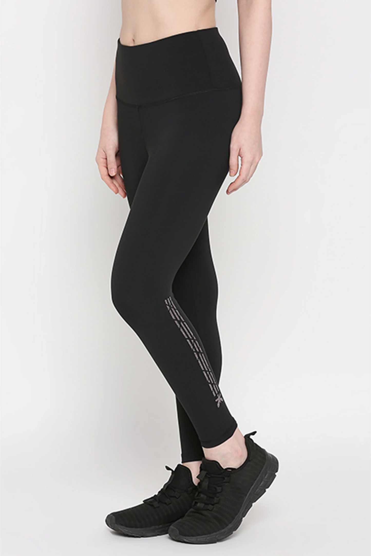 Tuna Active Black Leggings With Print