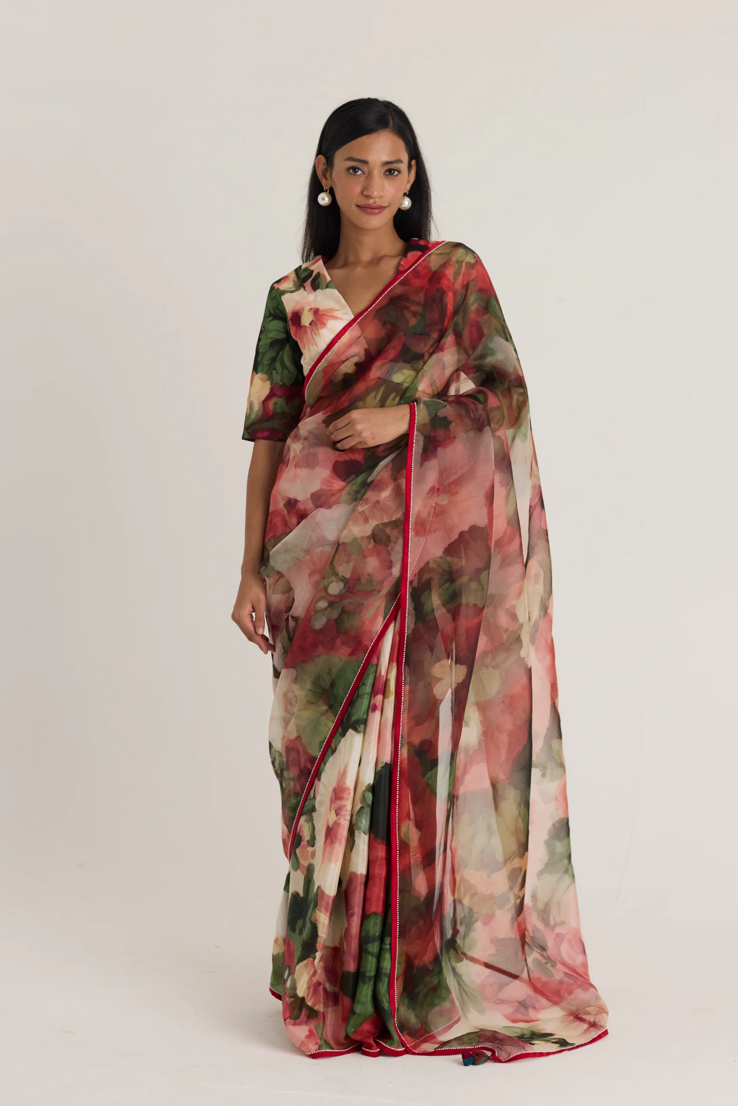 Scarlett Silk Organza Saree
