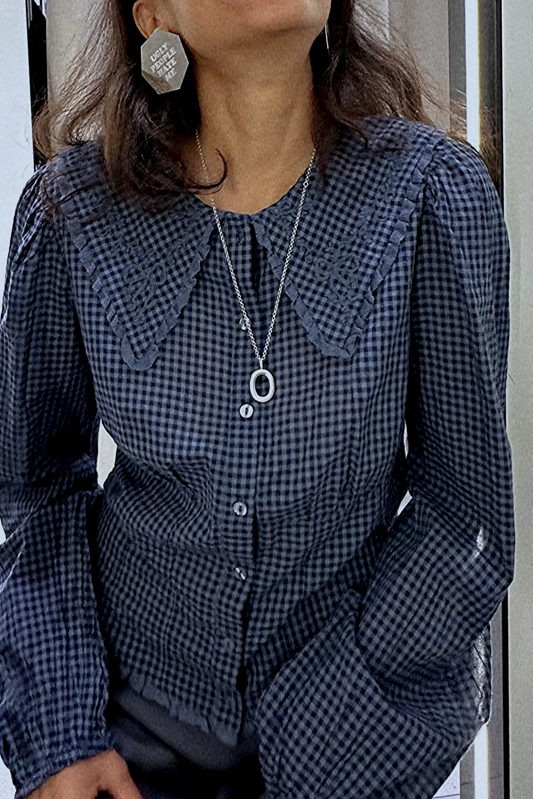 Bold Letter Necklace - O