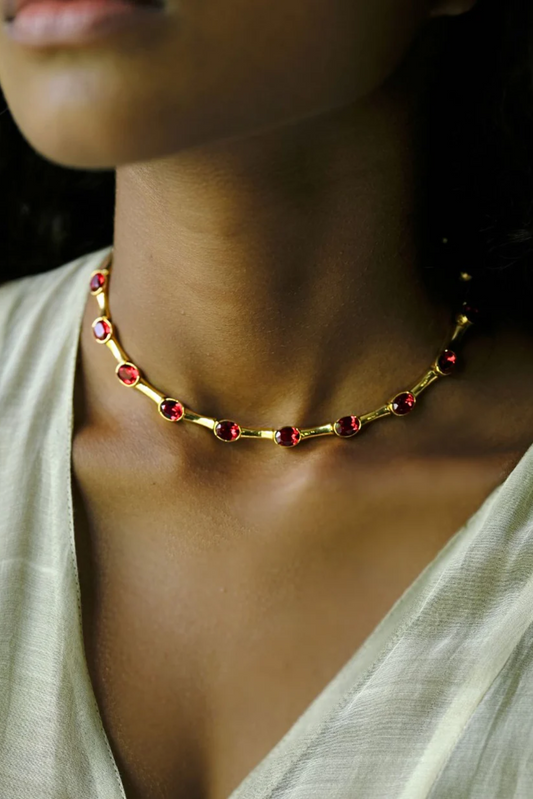 The Pulse Necklace - Red