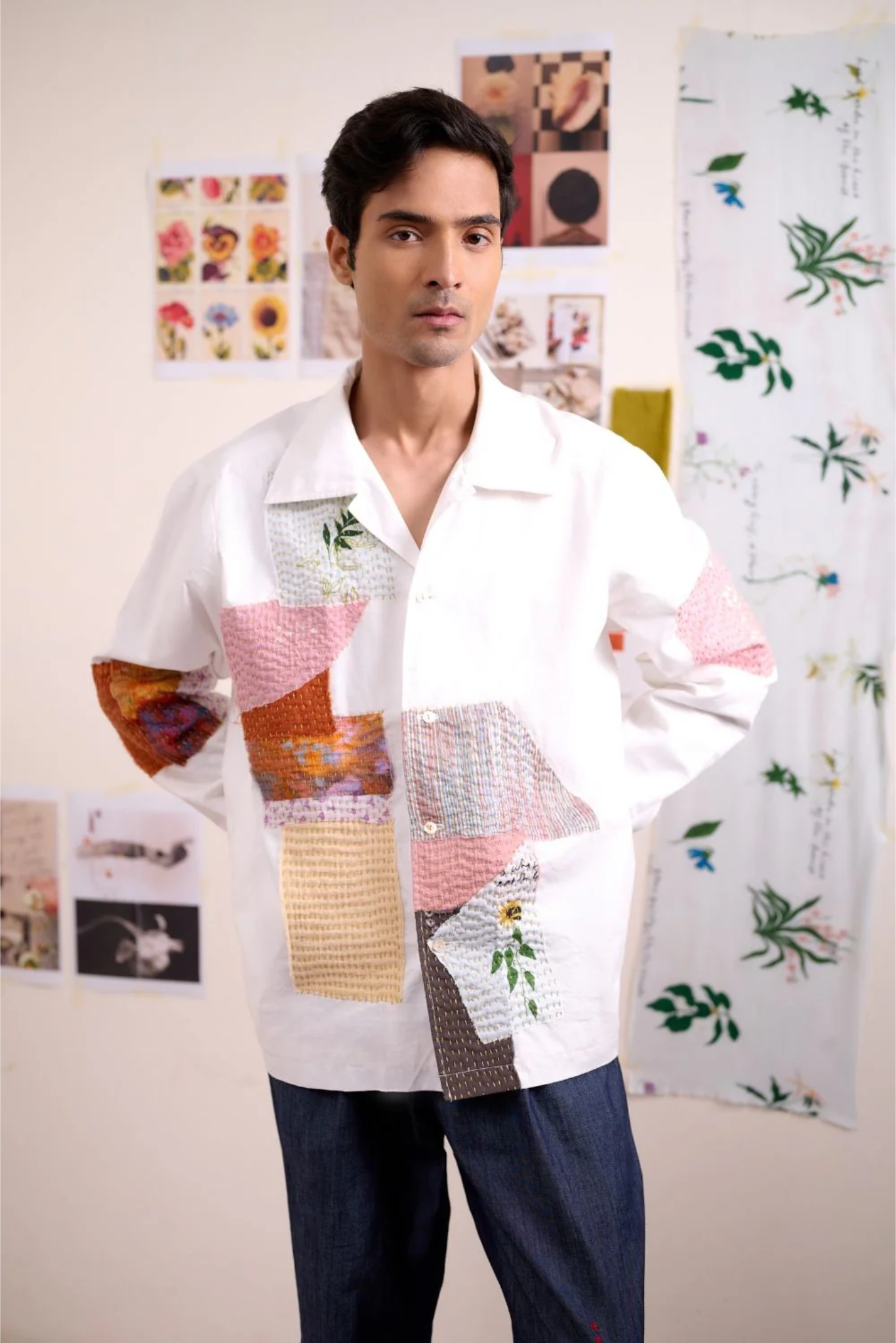 NOVELLE PATCHWORK SHIRT