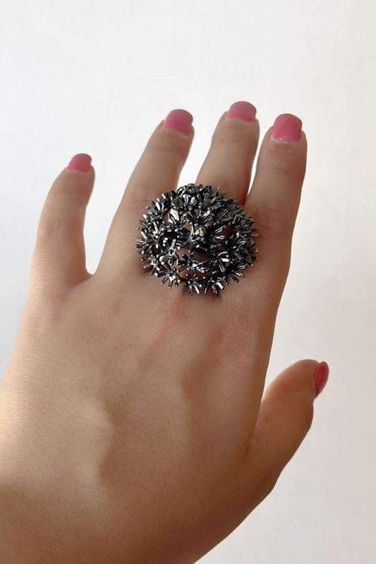 Springtime Sunshine Ring Black