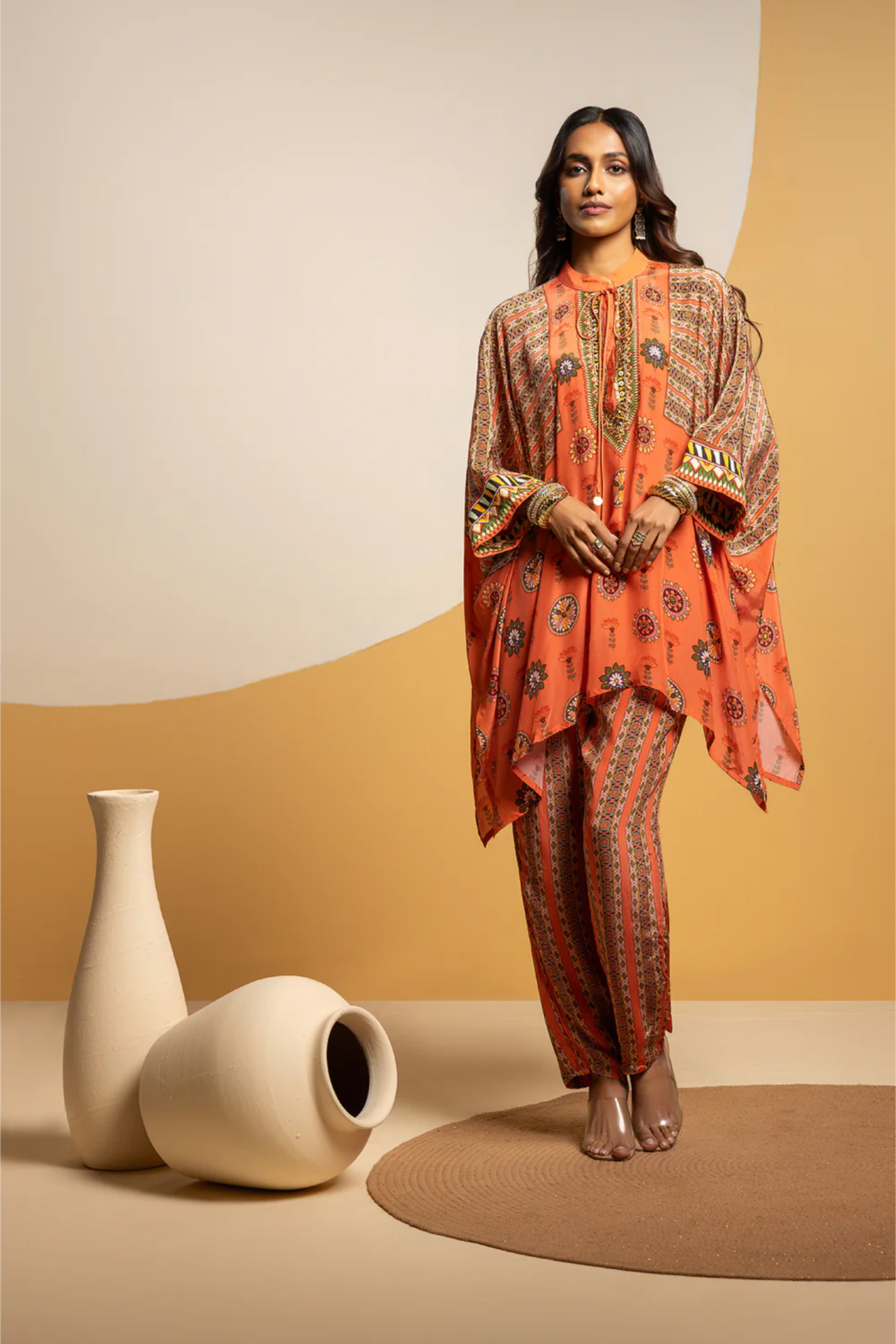 Taarani Embellished kimono kurta set