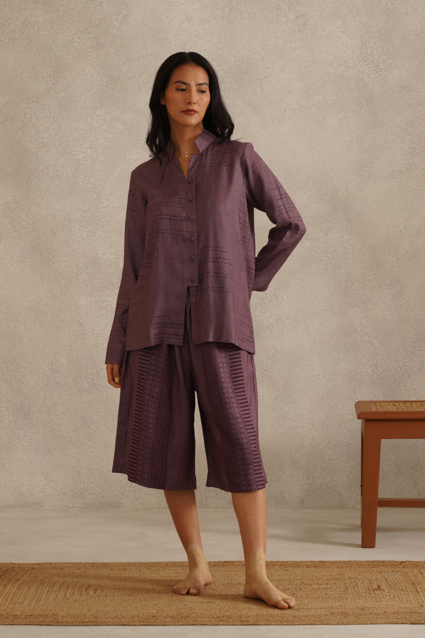 Anchor Shirt - Purple