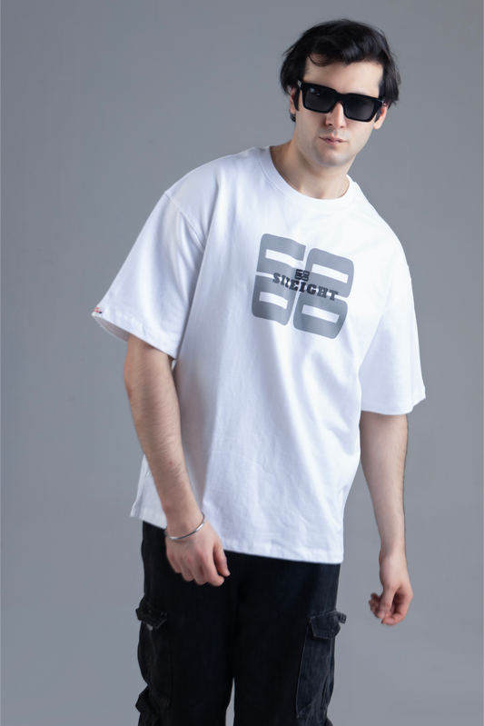 White Noise Oversized Unisex T-Shirt