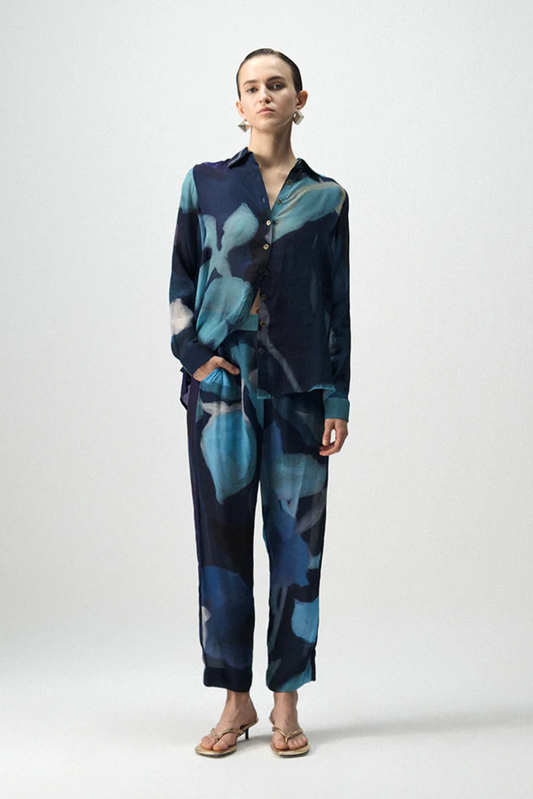 BLUE LAGOON CREPE CO-ORD