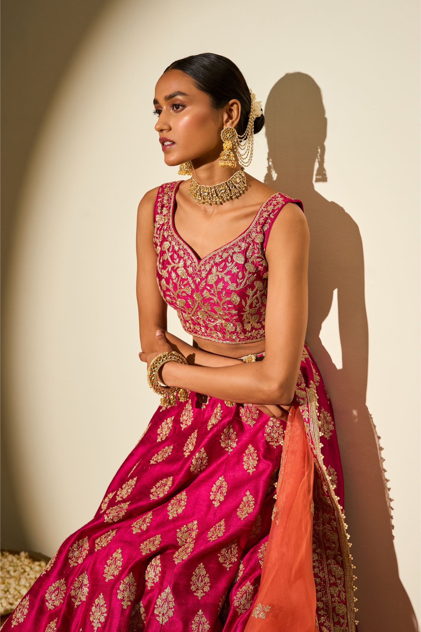 Masiah Lehenga with blouse and dupatta