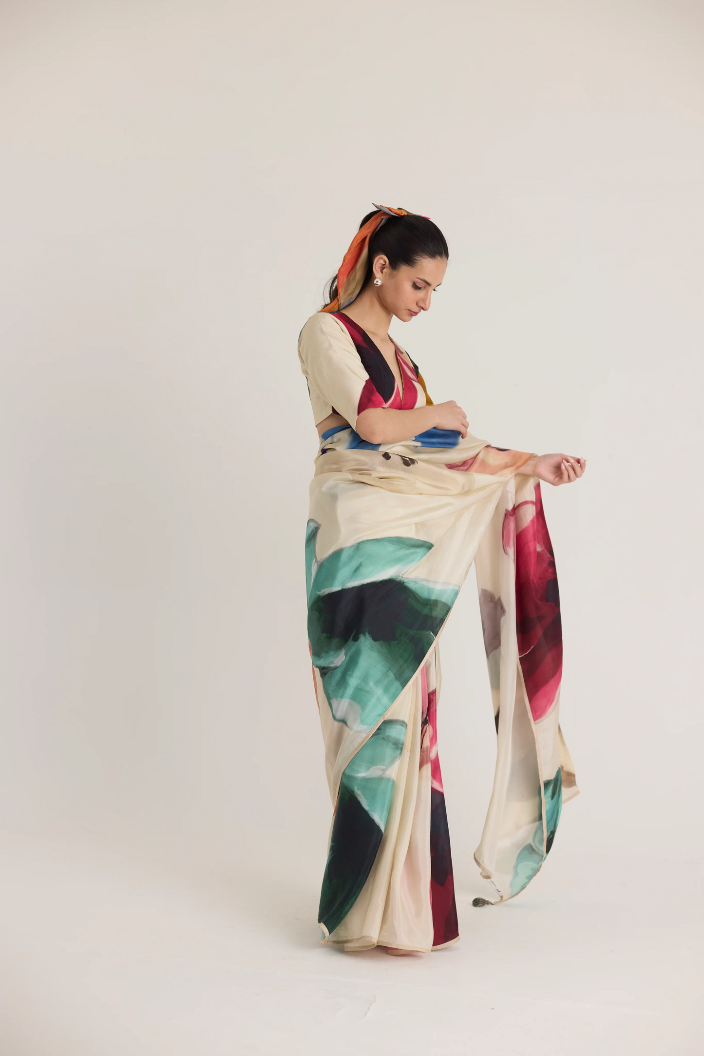 Lila Silk Saree
