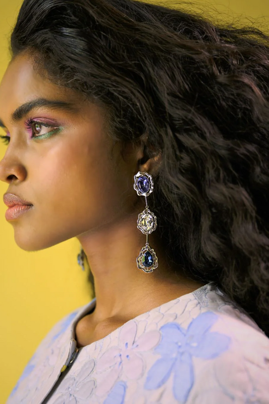 The Bloom Earrings - Silver