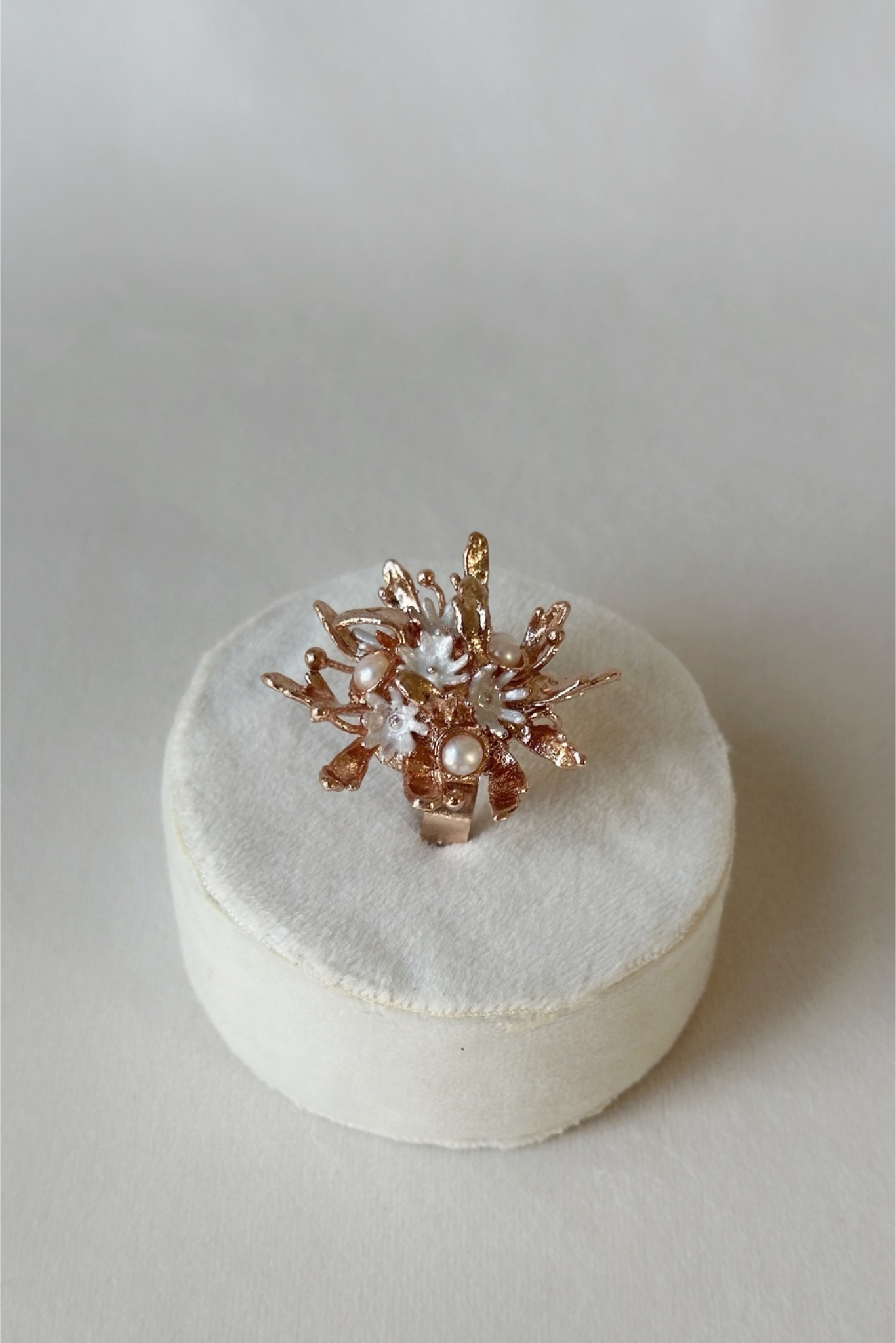 Flower Burst Ring - Rose Gold
