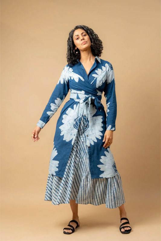 THEA BATIK FLOWER TUNIC