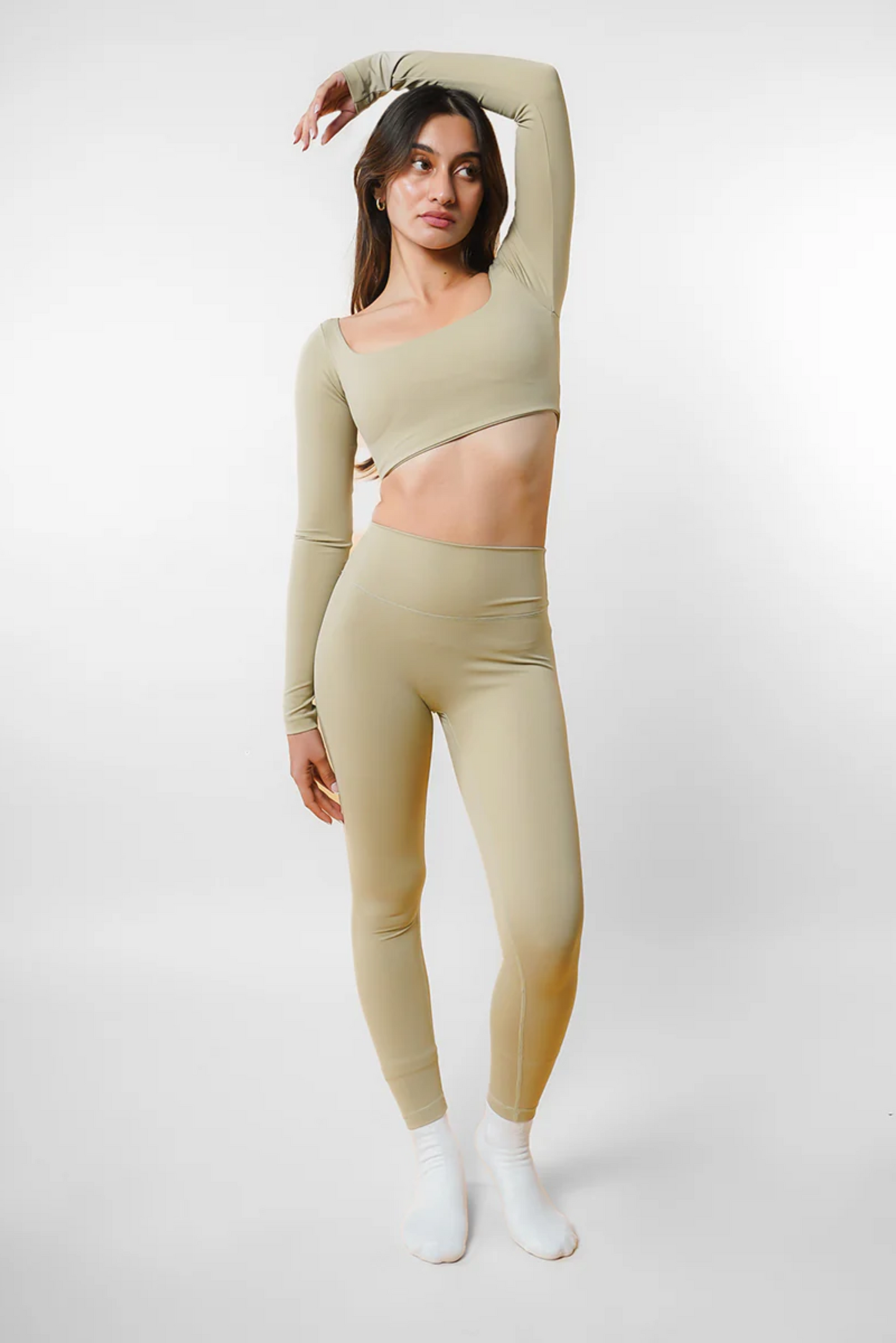Tights - Matcha Cream