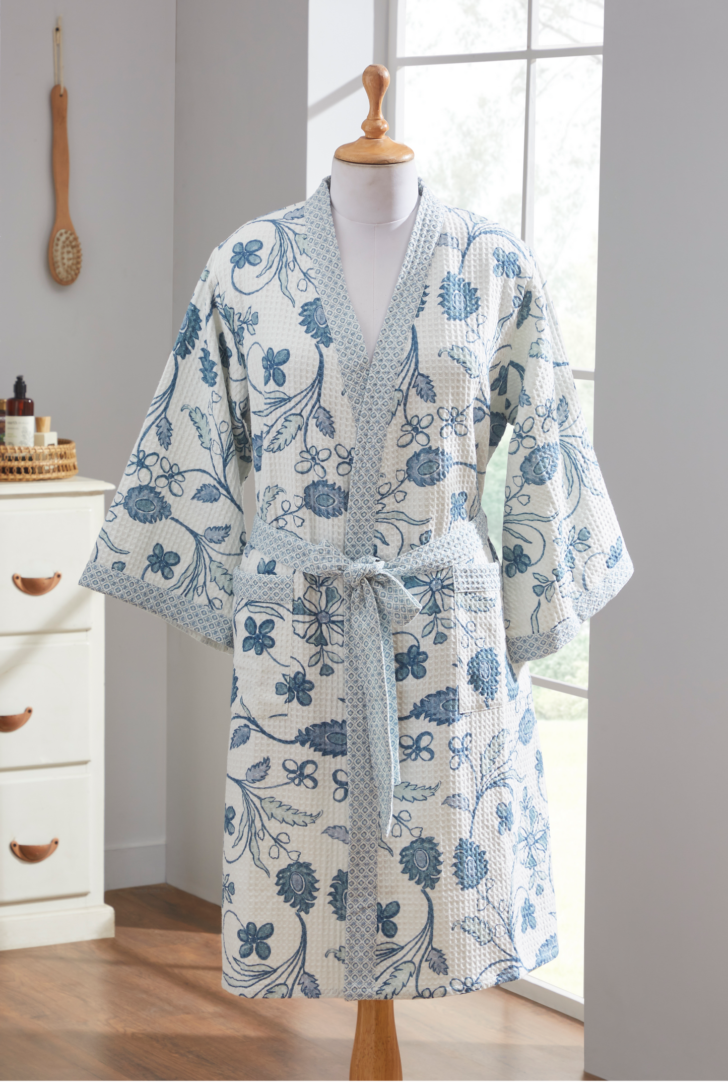 Khwaab Blue Bathrobe