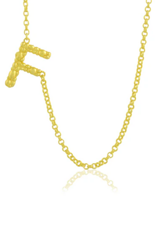 Initial Own Necklace - F