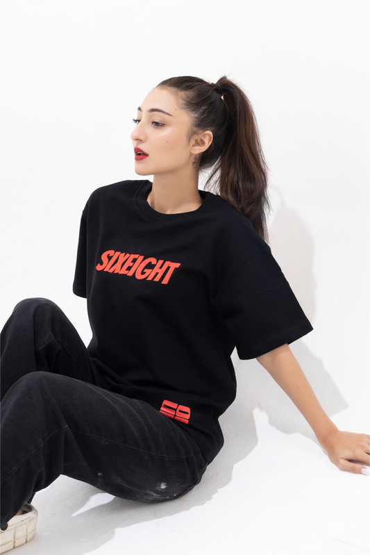 Not New York, Mumbai City Oversized Black Unisex T-Shirt
