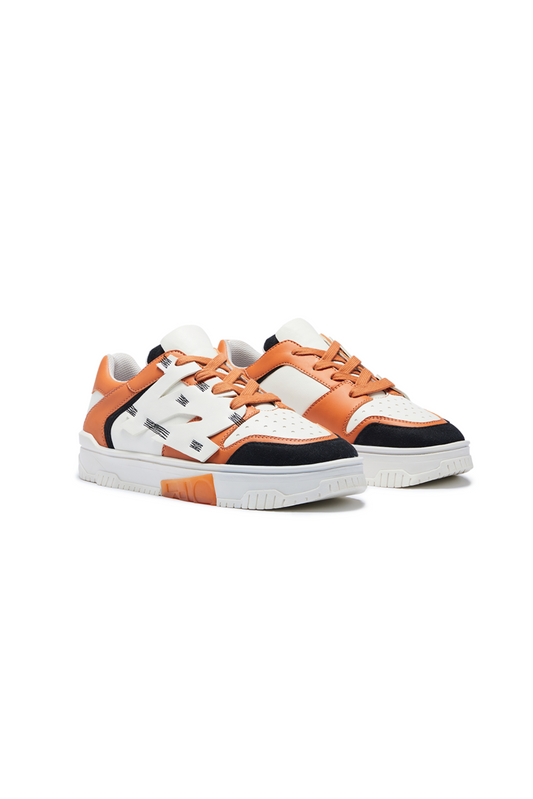 735 Cheeto Chunky Orange Low-Top Sneakers