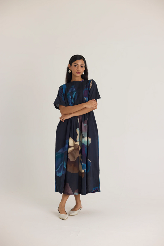 Rocco Pintucks Dress